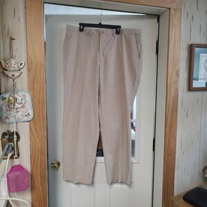 New Architect Sand Colored Wrinkle Resistant Pants Size Men's 42/32